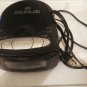 RCA CD Clock Radio (FM/AM/CD) RP5600A BLACK, Snooze Button BATTERY OR ELECTRIC