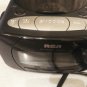 RCA CD Clock Radio (FM/AM/CD) RP5600A BLACK, Snooze Button BATTERY OR ELECTRIC
