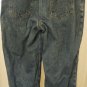 CABELAS Womens Red FLANNEL LINED Blue Jeans Size 4 Regular