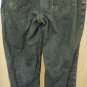 CABELAS Womens Red FLANNEL LINED Blue Jeans Size 4 Regular