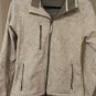PRAIRIE MOUNTAIN FULL ZIP WINTER WARMER JACKET WHITE WITH DESIGN GREY LINING