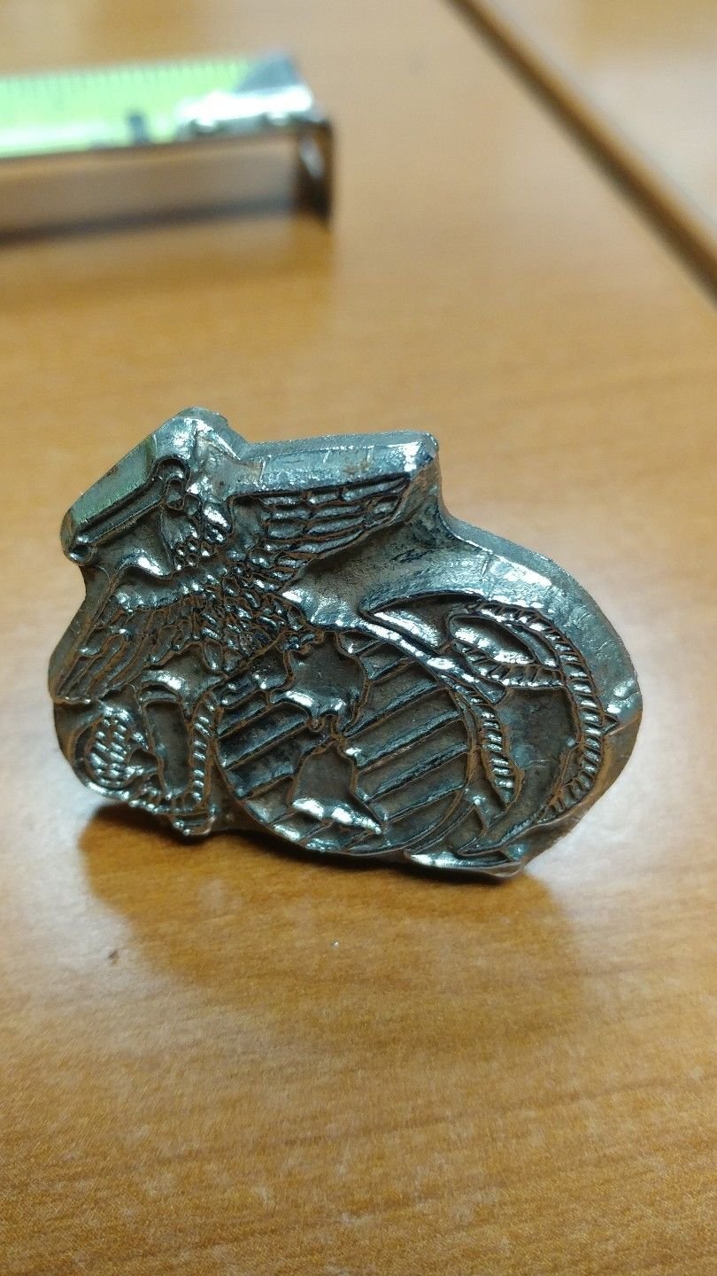 Usmc marines marine corps leather stamp Stamping Tool embosser z1