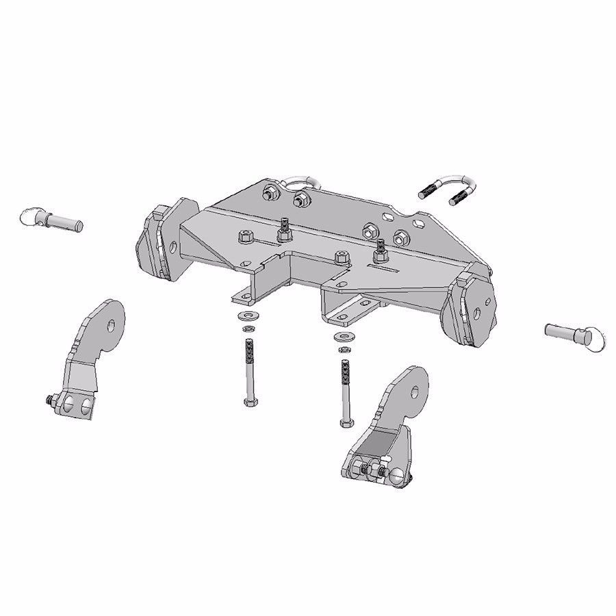 0514 ARCTIC CAT 400 500 550 650 700 1000 FRONT SNOW PLOW BLADE MOUNT KIT