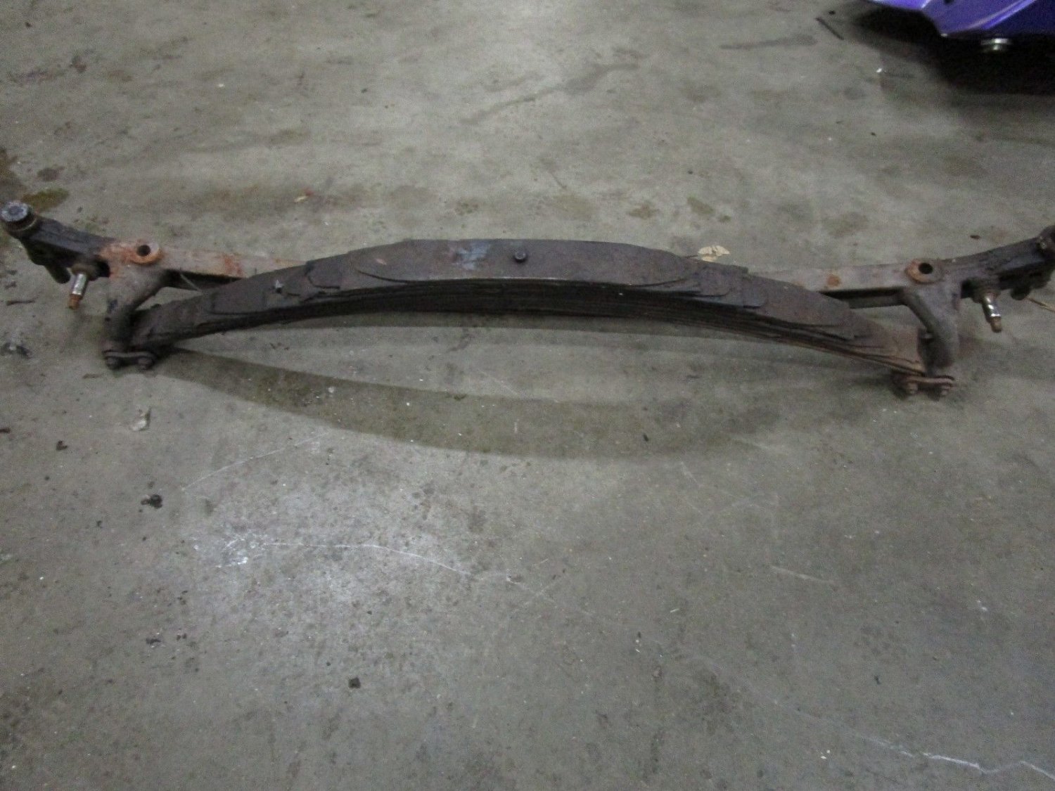 HOTROD RATROD GASSER SOLID I BEAM FRONT SUICIDE SUSPENSION AXLE 48.5 ...