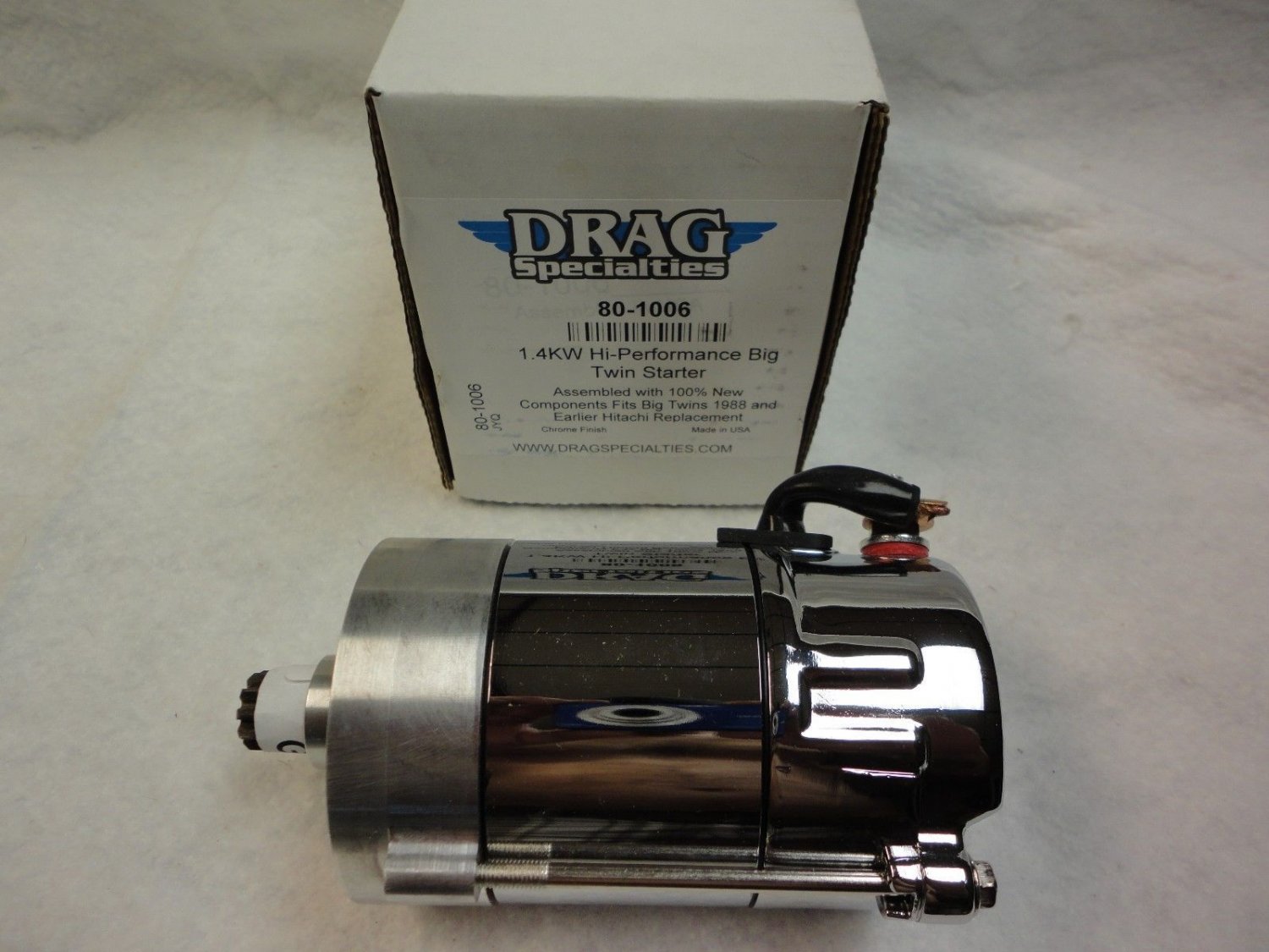 88 AND EARLIER HARLEY HD HITACHI EVOLUTION EVO STARTER MOTOR 801006
