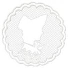 Embossed Female Cameo
