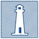Embossed Lighthouse Design