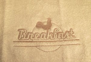 Embossed Breakfast Design