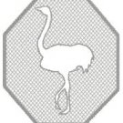 Embossed Ostrich Design