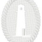 Embossed Lighthouse With Rope Trim Design