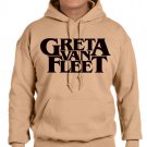 GRETA VAN FLEET Hoodies -  OLD GOLD HOODY - gvf Hoodies  (x-large)