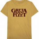 Greta Van Fleet t-shirt - Greta Van Fleet Old Gold Shirt (medium)