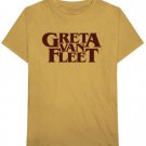 Greta Van Fleet t-shirt - Greta Van Fleet Old Gold Shirt (large)