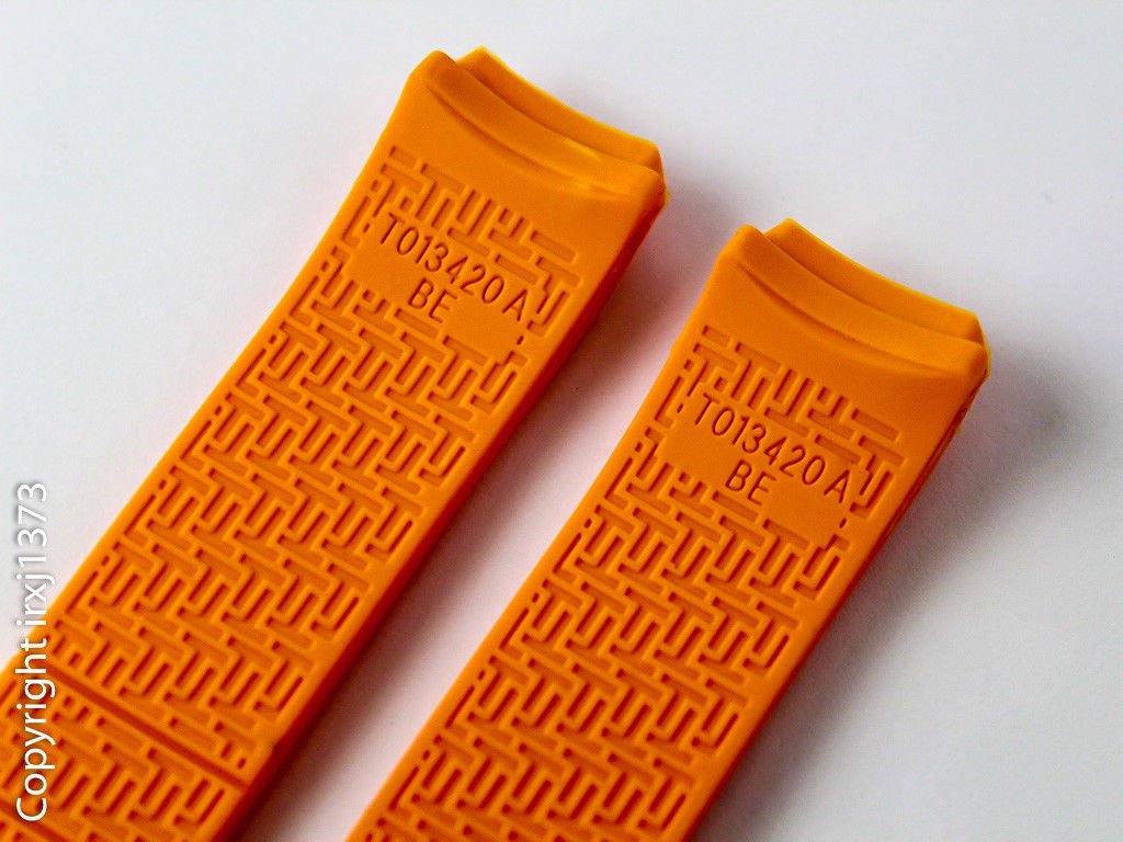 tissot touch orange strap
