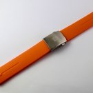 Orange rubber strap watchband for T-Touch Z252/Z353 Z252/Z352 20mm w cl