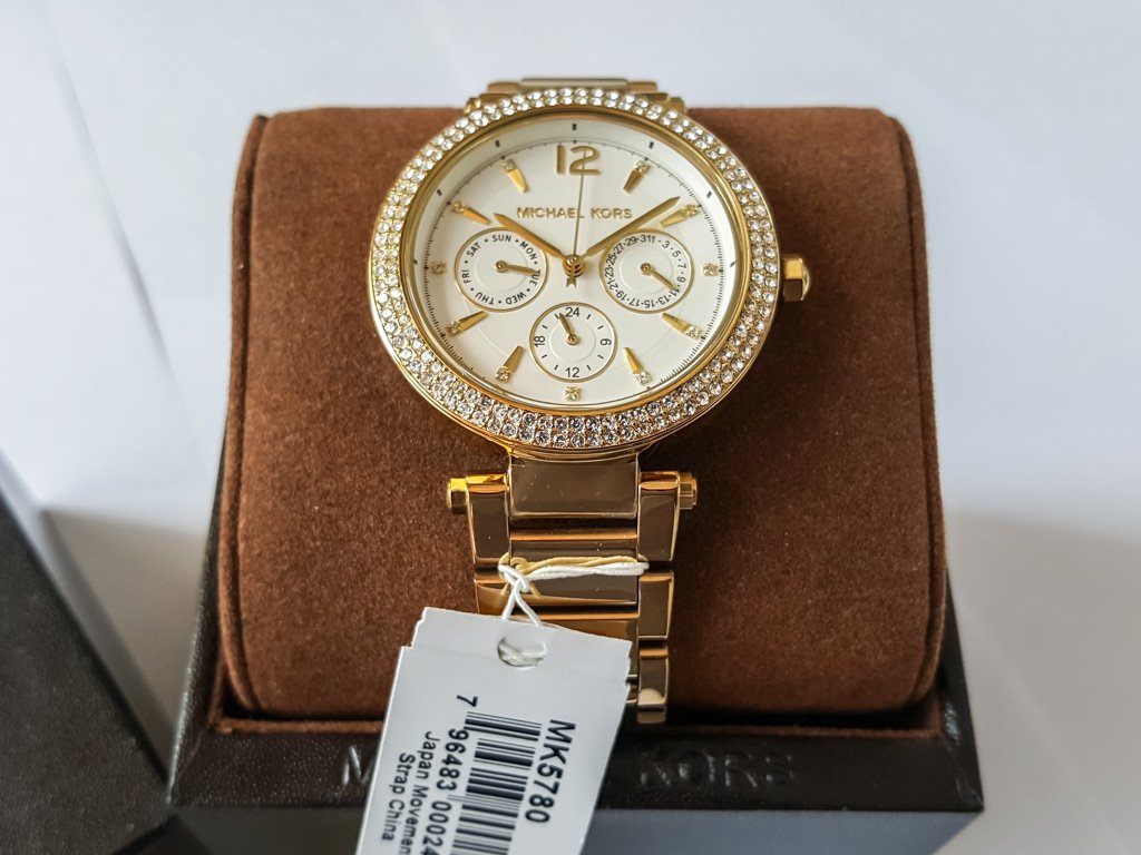 MK5780 Michael Kors Parker Chronograph Gold-Tone Ladies Watch