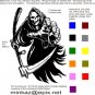 custom vinyl graphic Grim Reaper