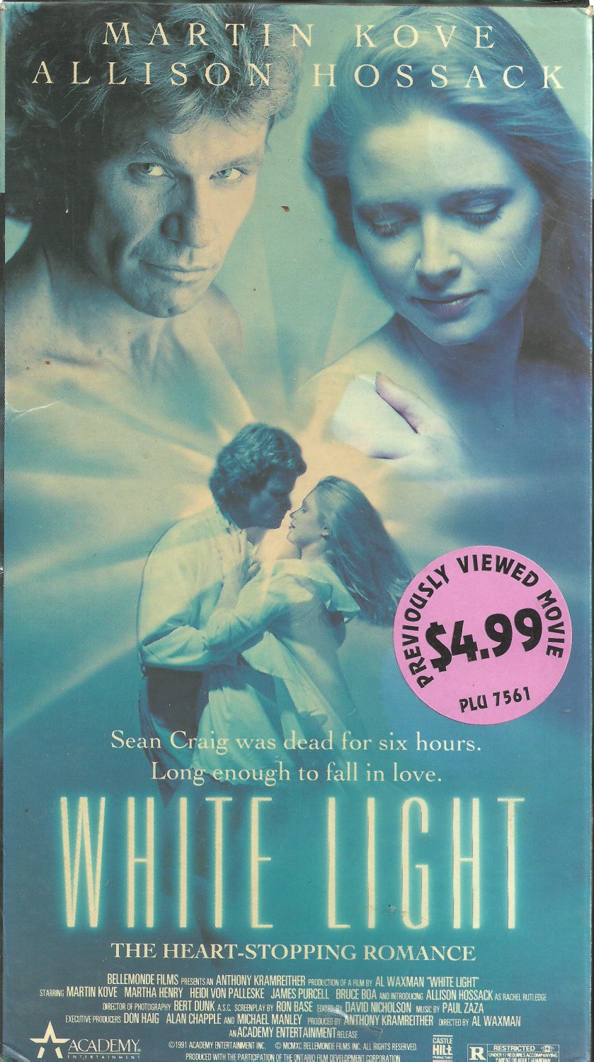 White Light [vhs] 1991 Academy Entertainment 1380 ⚑ ⚬Ɩⅆ