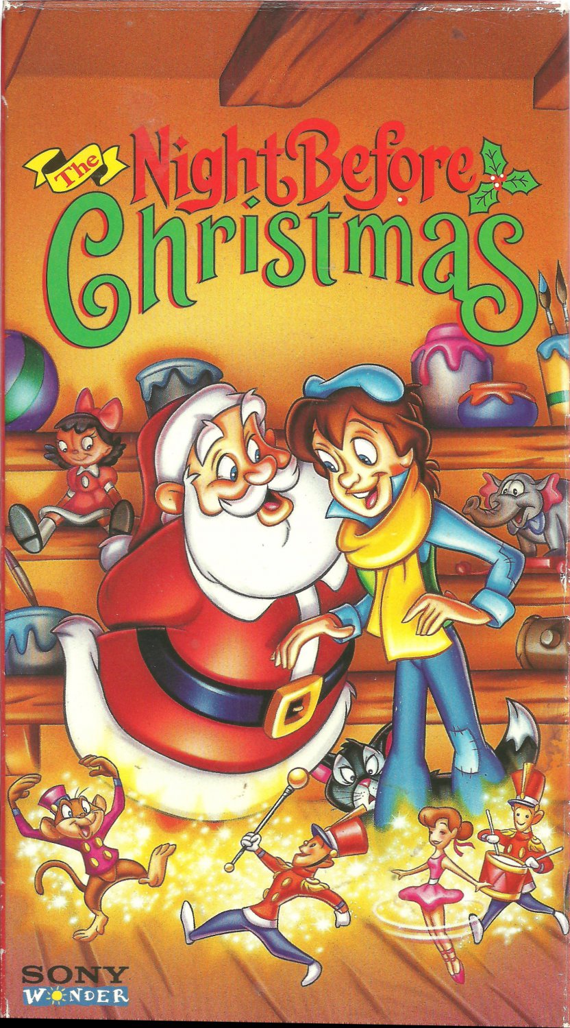 The Night Before Christmas [VHS](1994 Sony #AV26434) ⚑$⚬Ɩⅆ ⚪⋓Ϯ⚠