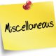 Miscellanous