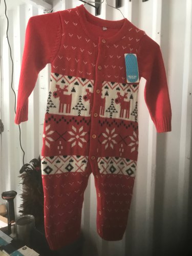 Baby Reindeer with Christmas tree Pajama