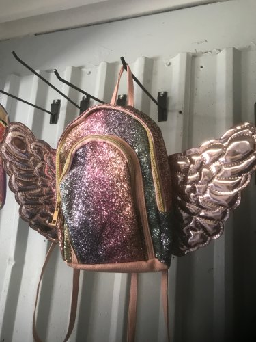 Multicolor Sparkle Angel Girl bag