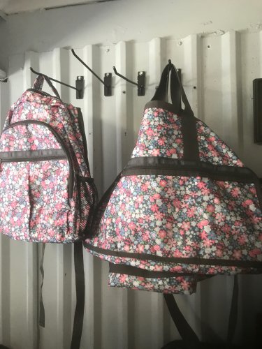 Floral Duffle bag & Back Pack