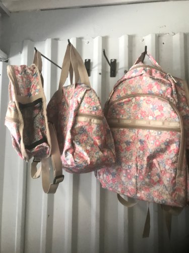 Big & Mini backpack w/ duffle bag