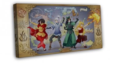 Rwby Volume 2 3 Cartoon Ruby Rose Weiss Schnee 16x12 Framed Canvas Print