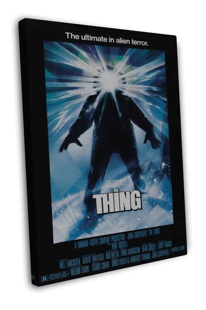 The Thing Movie Horror John Carpenter Alien 16x12 Framed Canvas Print