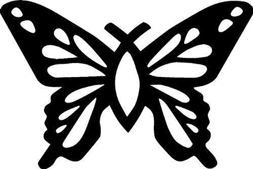 Butterfly, Vinyl Wall Art, Jesus Fish Inside