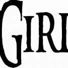 This Girl Can 6 x 20 : Girls Wall Decal / Vinyl Wall Art Great Teen Girl Gift