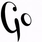 You Go Girl! 6 x 20 : Girls Wall Decal / Vinyl Wall Art Great Teen Girl Gift