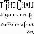 Accept the Challenges 11 x 22 : Motivational Wall Art by Scripture Wall Art