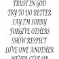 In This House We Do 11"x22" Bible Verse Wall Decal by Scripture Wall Art - Decor