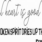 Proverbs 17:22 11 x 22 : Bible Verse Wall Decal Art by Scripture Wall Art