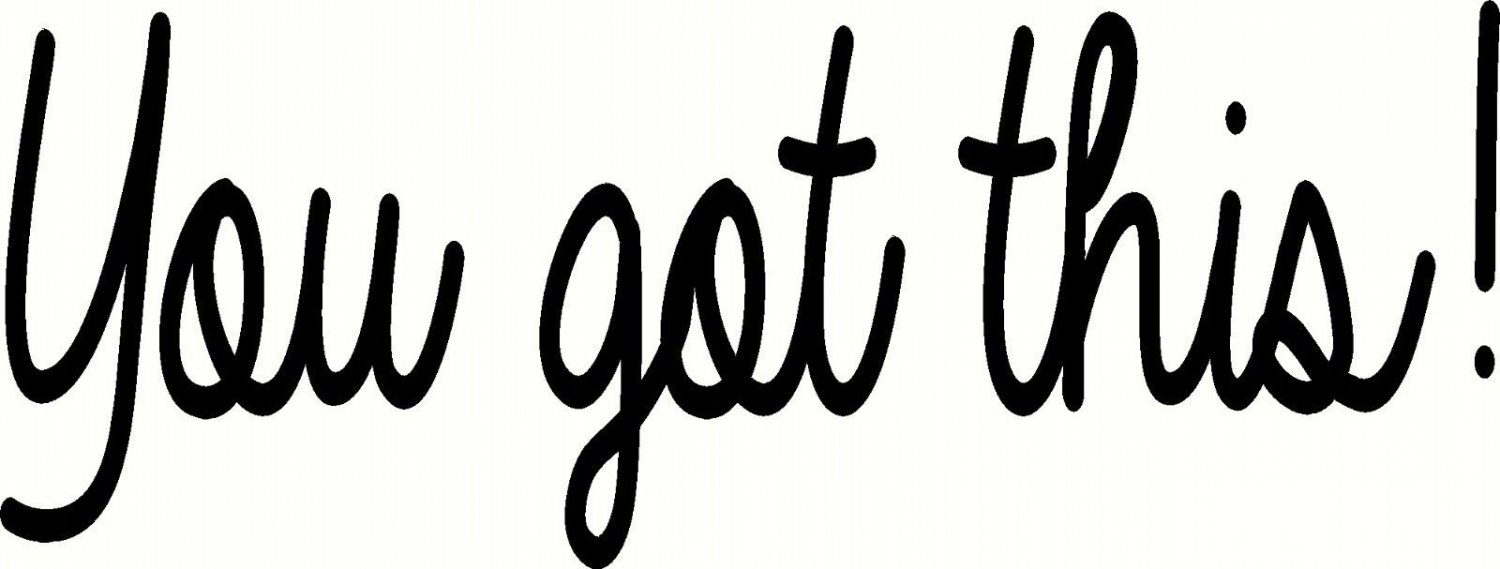 You Got This! V1 7"x22" Bible Verse Wall Decal by Scripture Wall Art - Decor