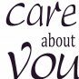 We Care About You 11"x22" Bible Verse Wall Decal by Scripture Wall Art