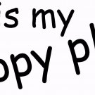 This Is My Happy Place 7.5 x 22:Motivational and inspirational Wall Art