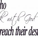Those Who Walk 11" x 22" Bible Verse Wall Decal by Scripture Wall Art - vinyl