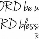 Ruth 2:4  11"x22" Childs Bible Verse Wall Decal by Scripture Wall Art