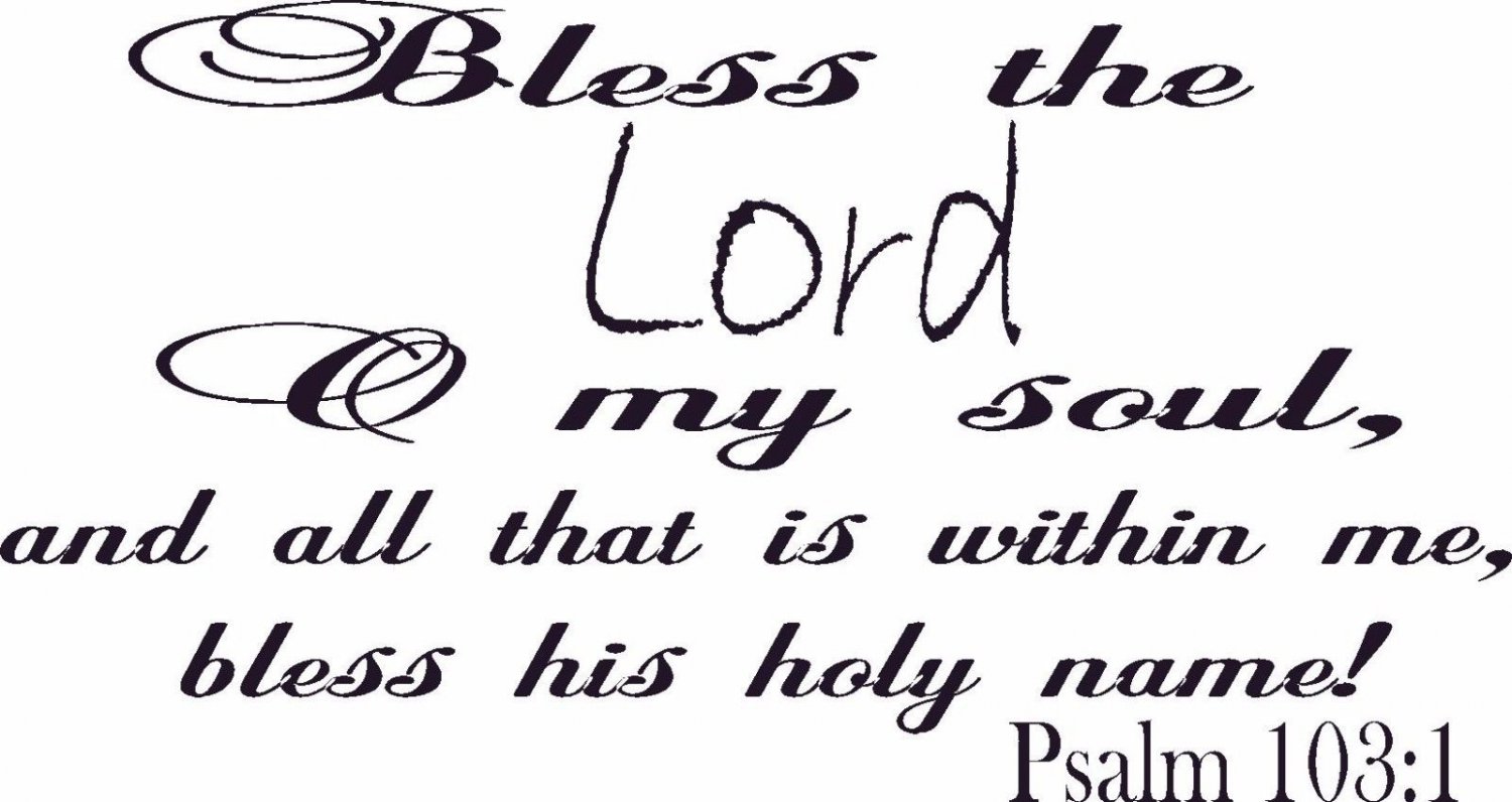 Psalm 10:31  11"x22" Bible Verse Wall Decal by Scripture Wall Art