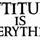 Attitude is Everything 11x22 Motivational Inspirational Vinyl Decal Wall Art