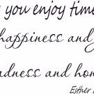 Esther 8:16 11" x 22" Bible Verse Wall Decal by Scripture Wall Art