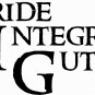Pride Integrity Guts 11x22 Motivational Inspirational Vinyl Decal Wall Art