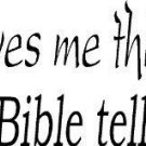 Jesus Loves Me This I Know for the Bible Tells Me so Vinyl Wall Art
