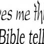 Jesus Loves Me This I Know for the Bible Tells Me so Vinyl Wall Art