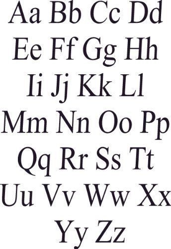Alphabet, Vinyl Wall Art, Home School Room, Teacher Decal, Wall Decal