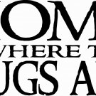 Home is Where the Hugs Are 11 x 22 : Family Vinyl Wall Art, Wall Decal, Stencil