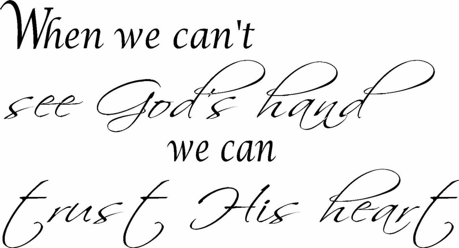 When We Can't See 11"x22" Bible Verse Wall Decal by Scripture Wall Art - Decor
